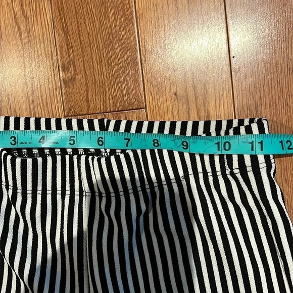 Fashionova  black and white Lined wide legs Pallazo pants Sz S - Picture 6 of 11